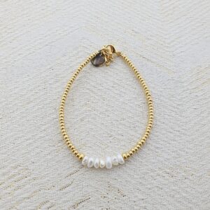 MOOI! Jewels - Armband met Miyuki beads en zoetwater pareltjes